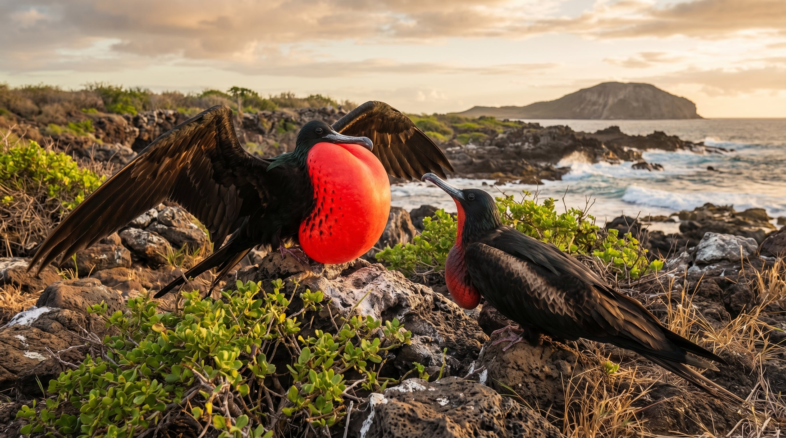 Cortejo entre aves. (Imagen Ilustrativa Infobae)