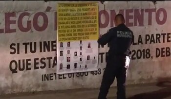 Un policía municipal en el