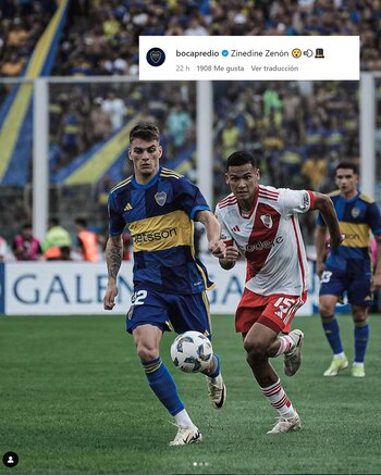 El posteo de Kevin Zenón