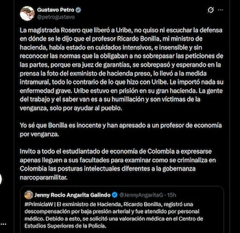 El presidente insistió en la