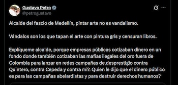 Gustavo Petro - crédito @petrogustavo/X