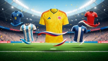 Periodistas españoles clasificaron las camisetas de las 48 selecciones del Mundial: así le fue a Colombia