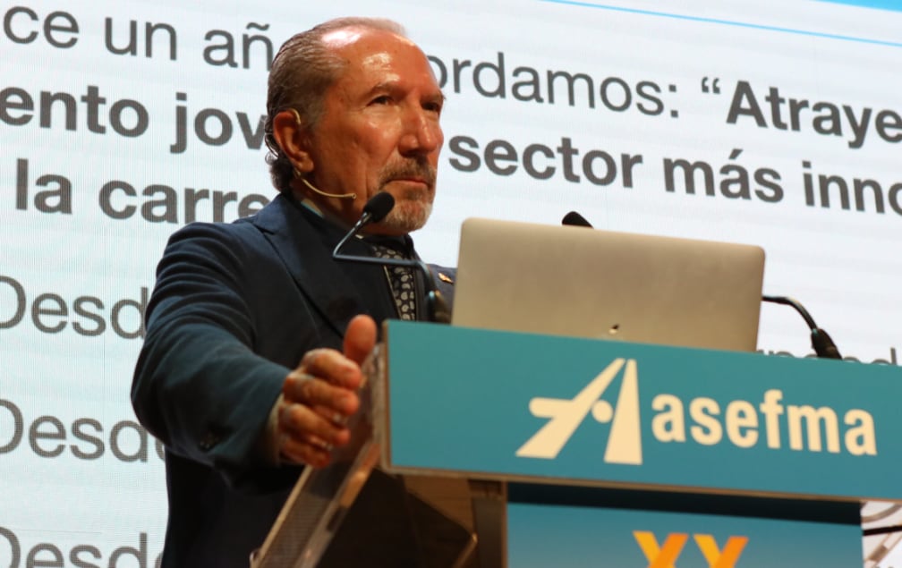 Juan José Potti, durante la presentación del estudio. (Asefma)