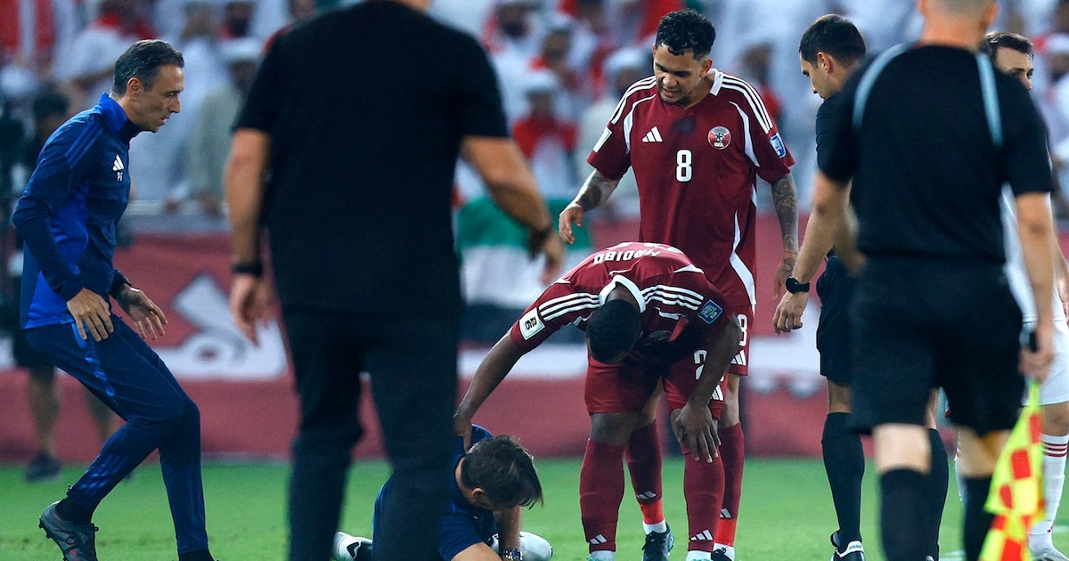 Un entrenador recibió un brutal pelotazo en la cara de parte de un ...