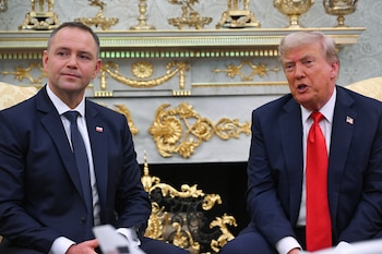 Donald Trump afirmó que Estados Unidos y Polonia avanzaron en el proyecto para establecer una base permanente del Ejército estadounidense en territorio polaco. (EFE)