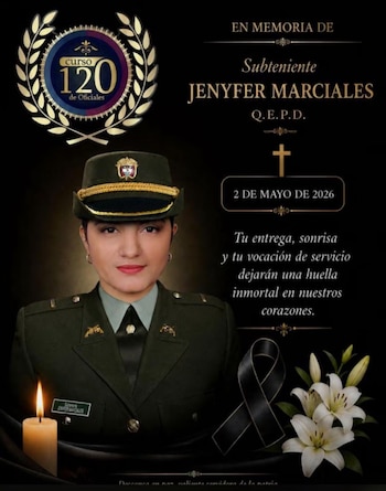 La primera versión oficial sugiere autolesión, pero la familia de la oficial rechaza el suicidio y exige esclarecer el caso - crédito Facebook