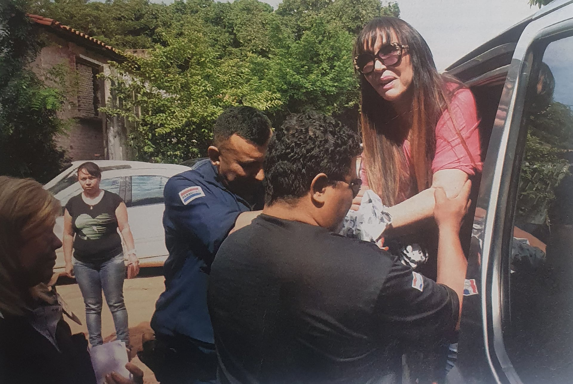 Moria Casán fue detenida apenas arribó en avión privado, el 14 de diciembre de 2015, en el marco de la causa por el collar valuado en 80 mil dólares