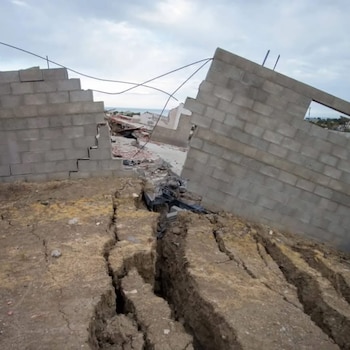 "Mi casa se partió a