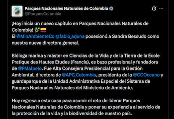 Parques Nacionales Naturales de Colombia - crédito @ParquesColombia/X