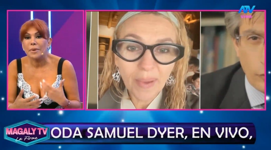 Magaly Medina reacciona a revelación de Katia Condos sobre su separación de Federico Salazar: “Qué raro”. Captura: Magaly TV La Firme.
