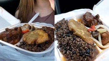 Colombiana se arriesgó a comer