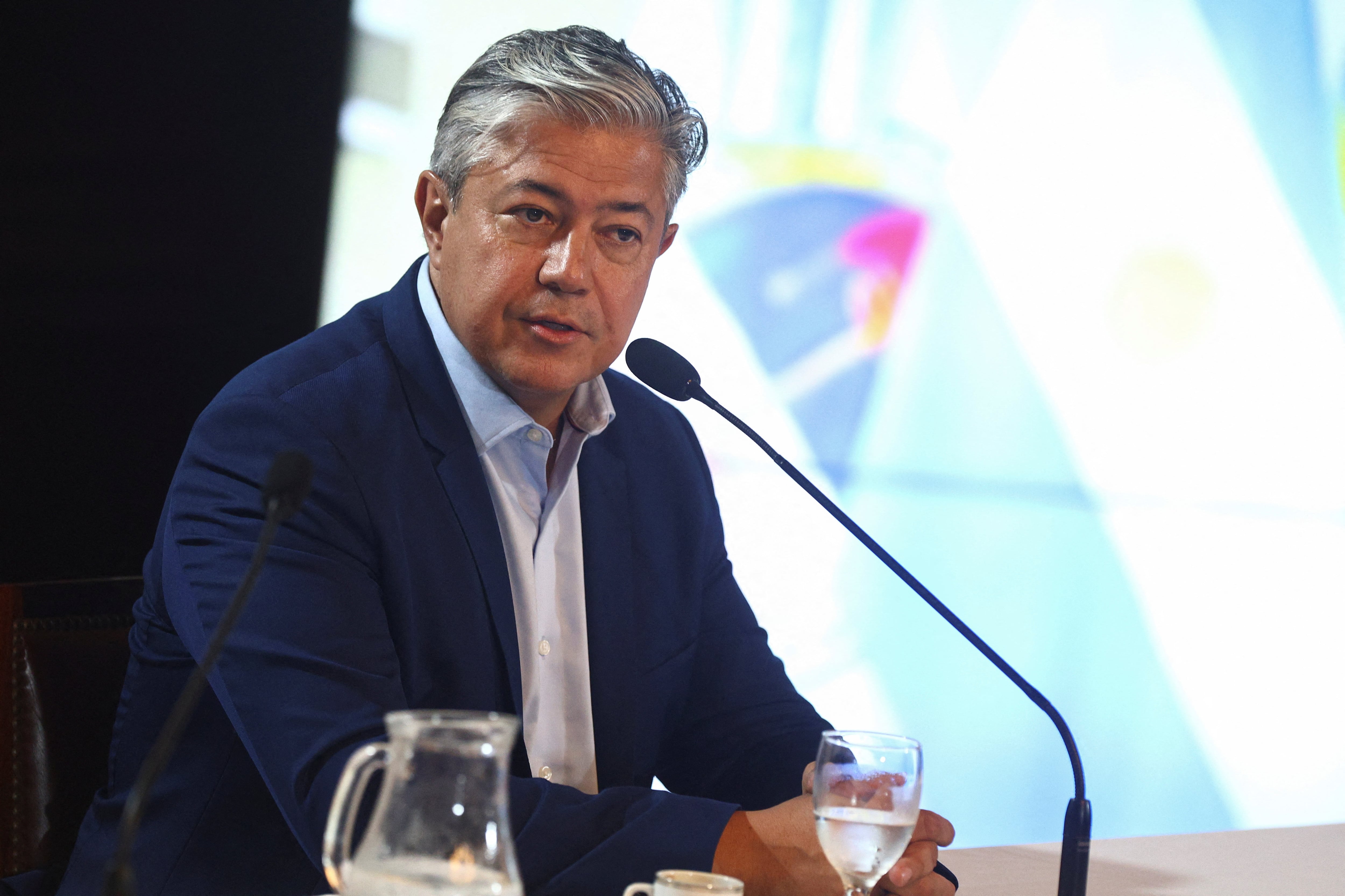 El gobernador Figueroa sostiene un Neuquén una política de rigor en la administración pública. REUTERS/Matias Baglietto