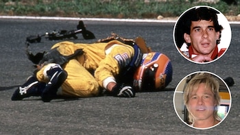 Su terrible accidente marcó a Ayrton Senna e inspiró el personaje de Brad Pitt en la película de la Fórmula 1