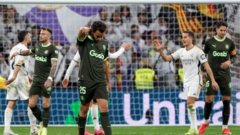 El Girona, en horas bajas,