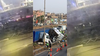 Revelan imágenes del accidente en