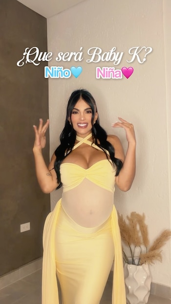 La revelación de género del bebé de Karina García vino rodeada de expectativas que hicieron que se sumara hasta Yina Calderón - crédito @karinagarciaoficiall/Instagram