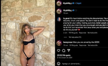 Lily Phillips utiliza su cuenta