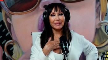 La emoción de Moria Casán