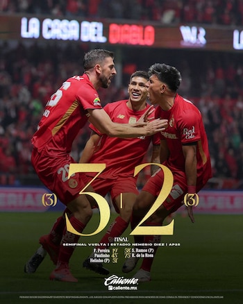 Los diablos en la semifinal