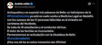 Publicación de Andrés Julián Rendón