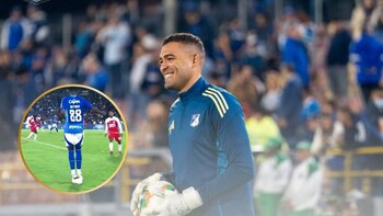El portero de Millonarios Álvaro