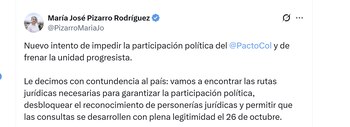 María José Pizarro advirtió sobre