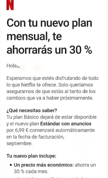 Netflix anuncia el fin de