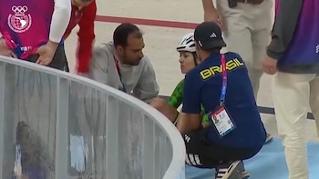 Duro accidente en el ciclismo pista de los Juegos Suramericanos Santa Fe 2026