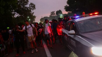 Caravana migrante sale de Chipas