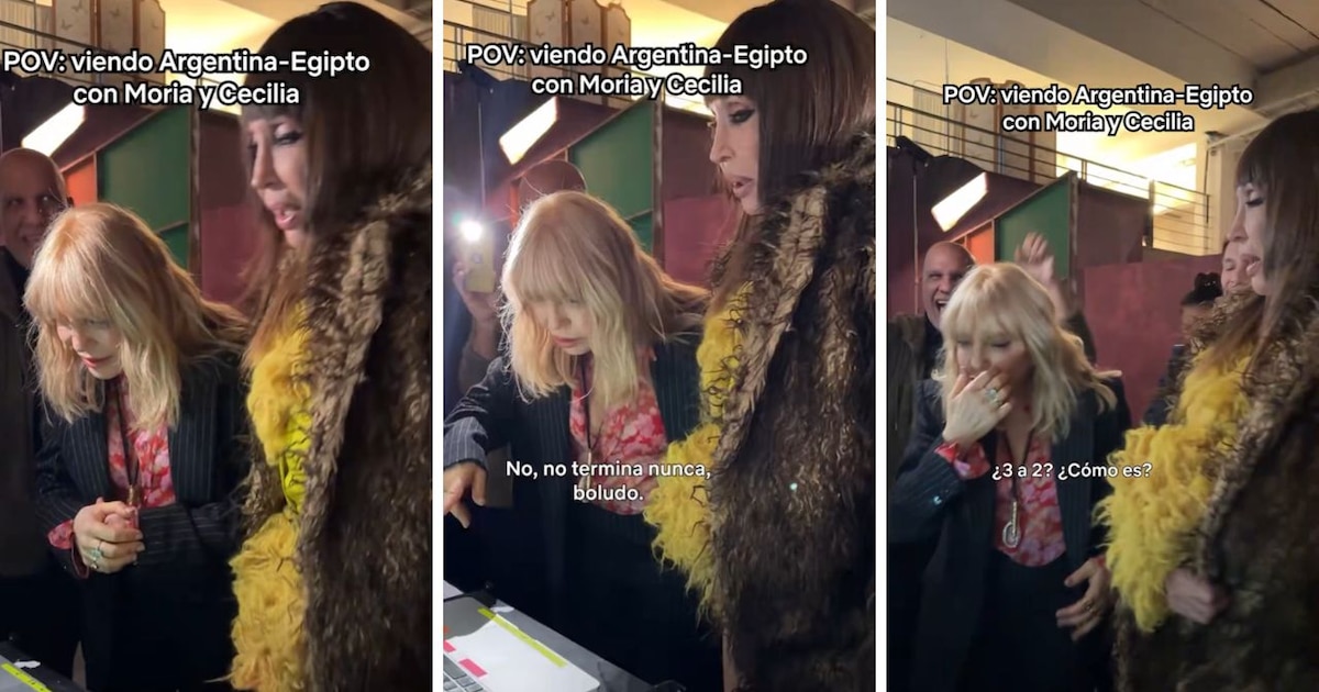 Moria Casán y Cecilia Roth: tensión y euforia en el set de Netflix por el triunfo de Argentina ante Egipto