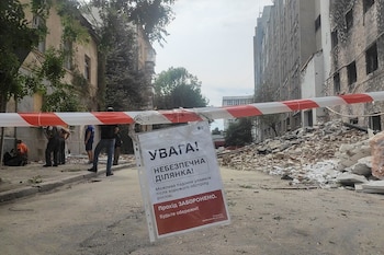 Imagen de archivo de un ataque aéreo ruso en Ucrania. EFE/ Rostyslav Averchuk