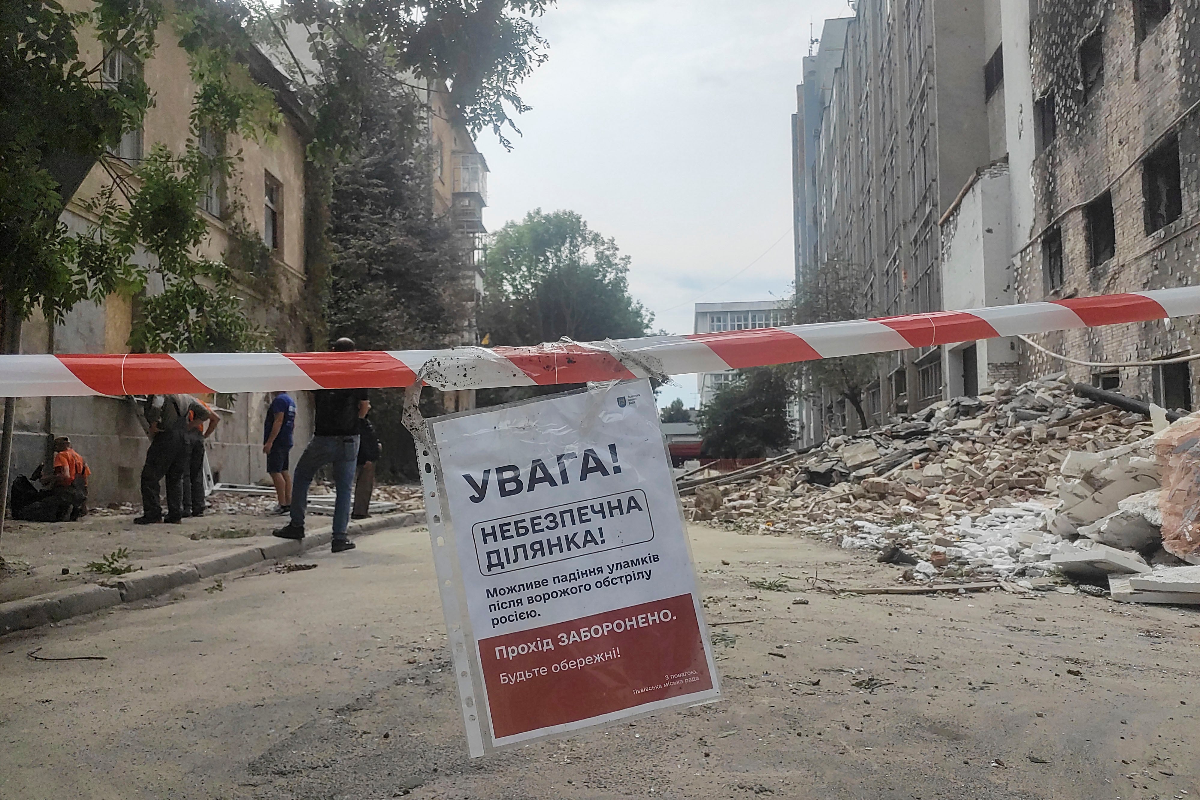 Un ataque aéreo ruso en Ucrania. EFE/ Rostyslav Averchuk