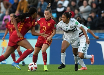 México en la final de Uruguay 2018 contra España. (REUTERS/Javier Calvelo)