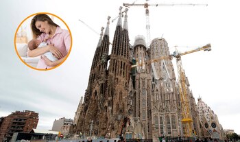 La Sagrada Familia y una