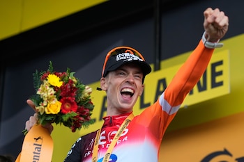 Arensman quedó en el segundo lugar-crédito Mosa'ab Elshamy/AP Foto