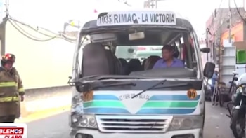 Colisión de unidades de transporte público en el Rímac reaviva reclamos por falta de señalización| Exitosa Noticias