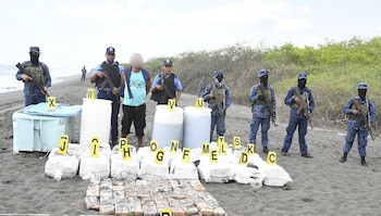 Nicaragua, Ejército de Nicaragua, Incautación de drogas