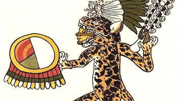 Guerrero jaguar codex Magliabechiano. foto: