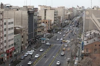Las calles de Teheran este