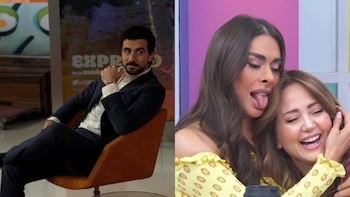 Galilea Montijo le pide a Andrea Legarreta un “beso de 3” con su nuevo novio y su reacción genera polémica en ‘Hoy’