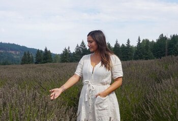 Lola Méndez en uno de