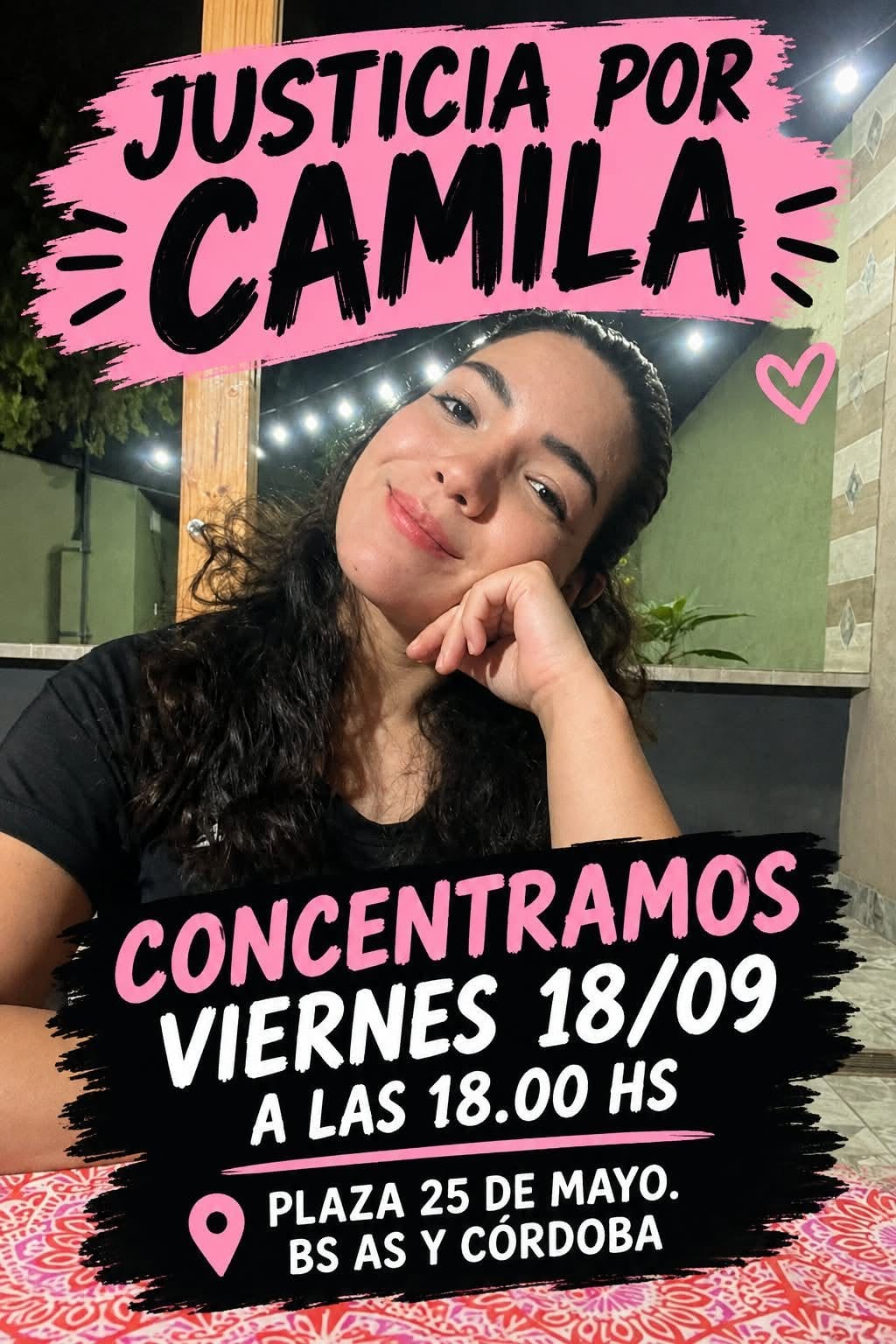 La movilización tendrá lugar en la Plaza 25 de Mayo