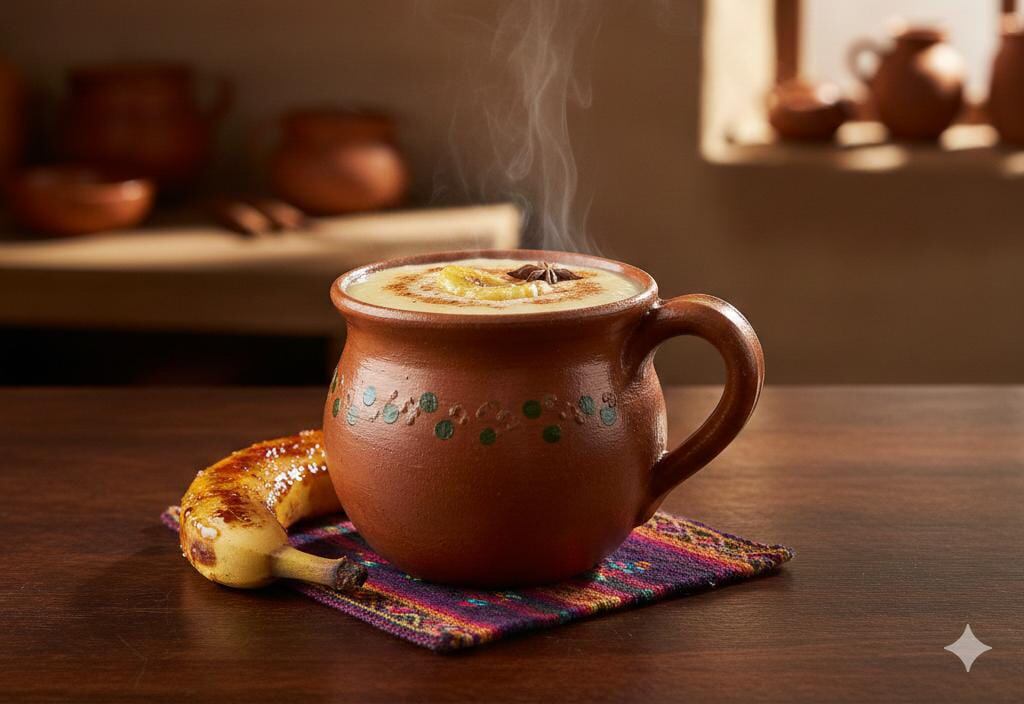 La bebida, reconocida por su textura y sabor, continúa siendo parte esencial de reuniones familiares y celebraciones. Foto: (Gemini IA)