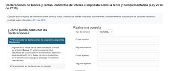 Así puede realizar la consulta
