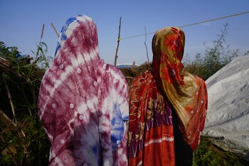 Mujeres que huyeron de la