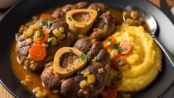 Receta de osobuco con polenta, rápida y fácil