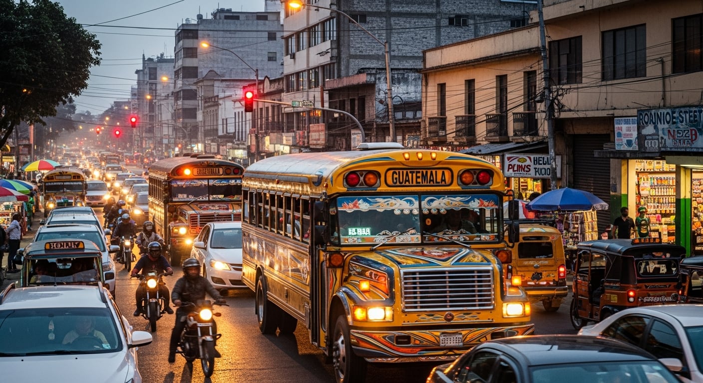 Pago del impuesto de circulación en Guatemala: más de la mitad del parque vehicular sigue pendiente