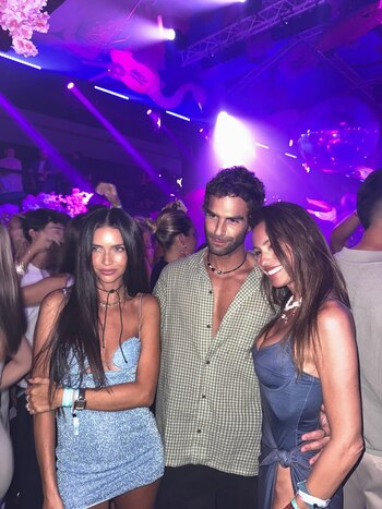 Zaira y Nico Furtado coincidieron