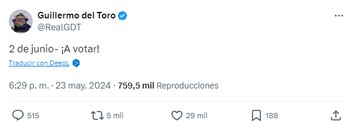 Guillermo del Toro llamó al