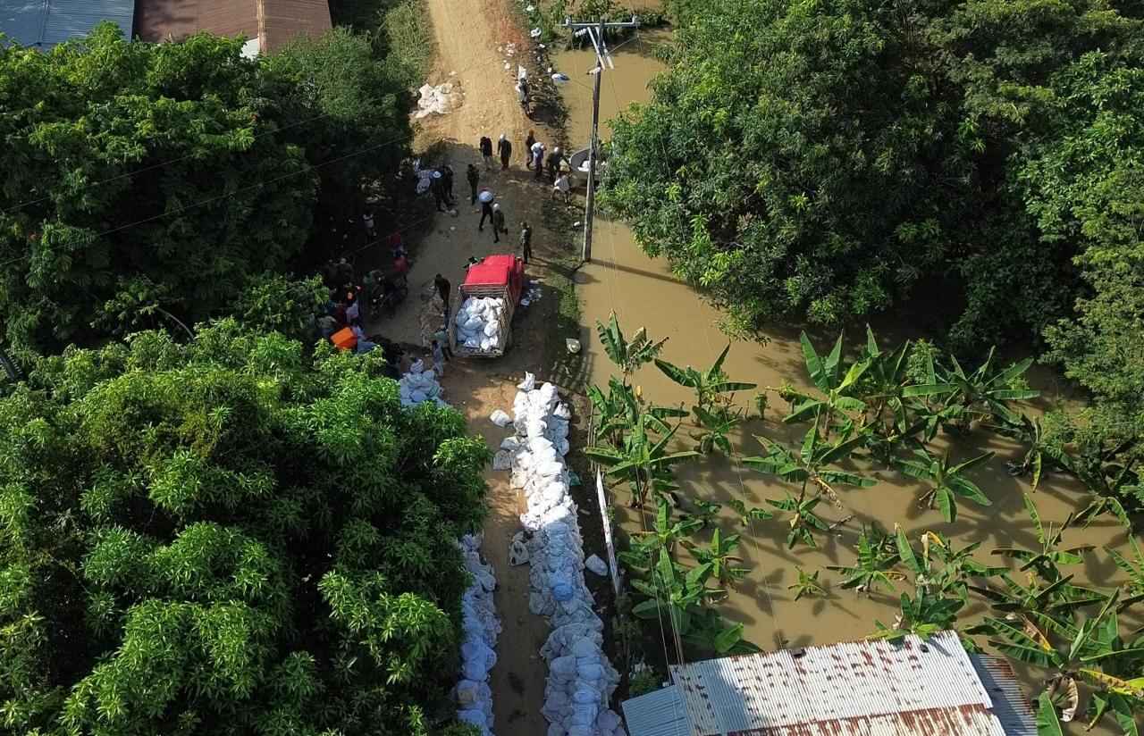 Córdoba, uno de los departamentos más golpeados por las recientes lluvias e inundaciones que han afectado a gran parte de su territorio - crédito Ejército de Colombia